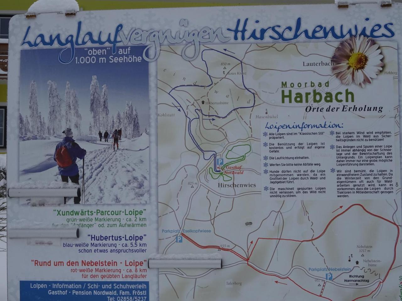Gasthof-Pension Nordwald Harbach  외부 사진